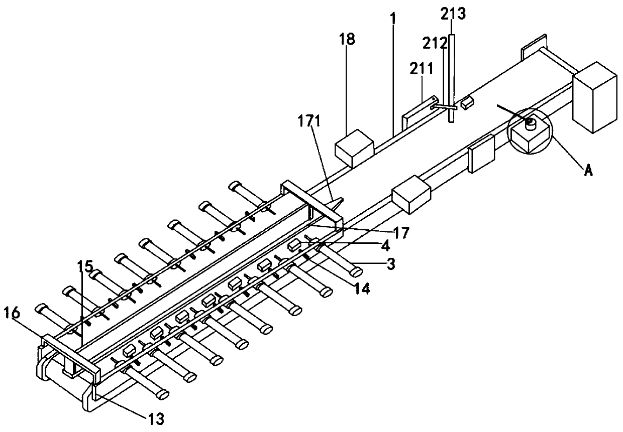 Visual inspection rear-end material receiving assembly line