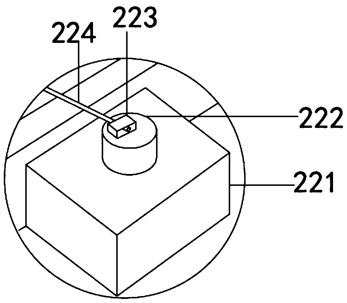 Visual inspection rear-end material receiving assembly line