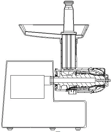 Plane squeezing type juicer