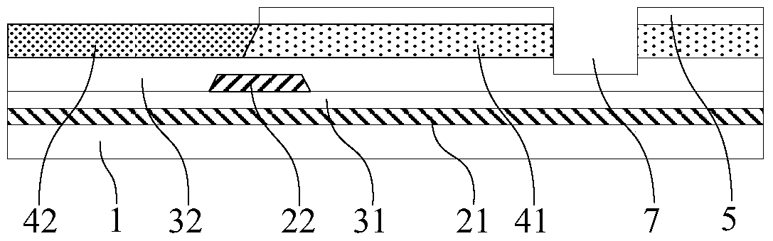 Long line repair method of coa array substrate