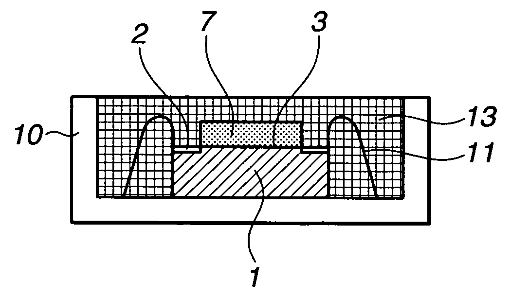 Method for sealing semiconductor component