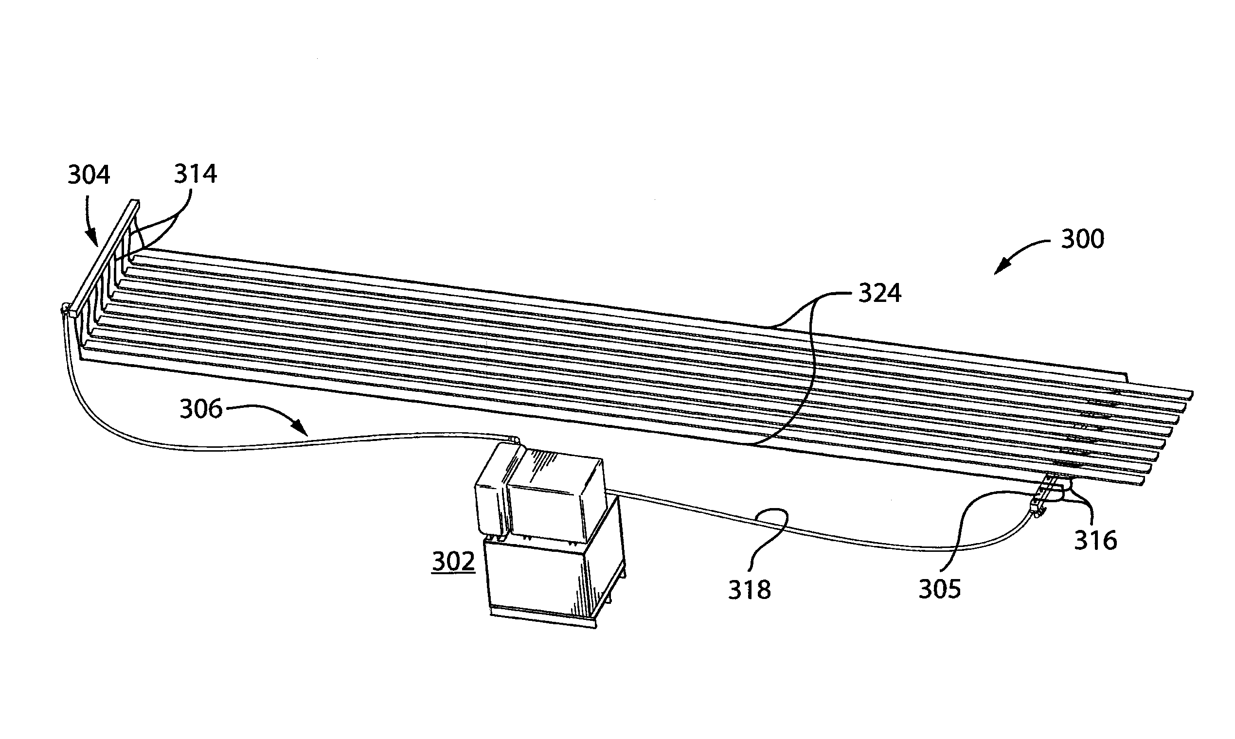 Apparatus and method for warming the floor of a trailer