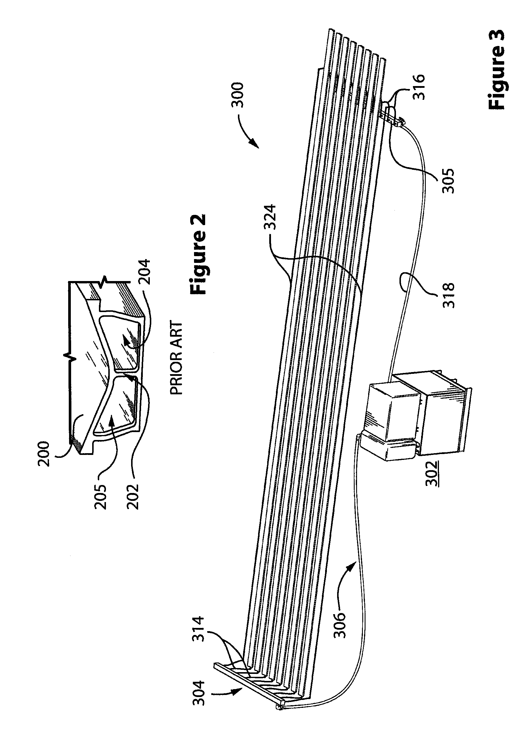 Apparatus and method for warming the floor of a trailer