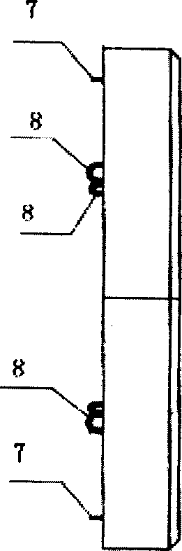 Inter-anchored thin retaining wall