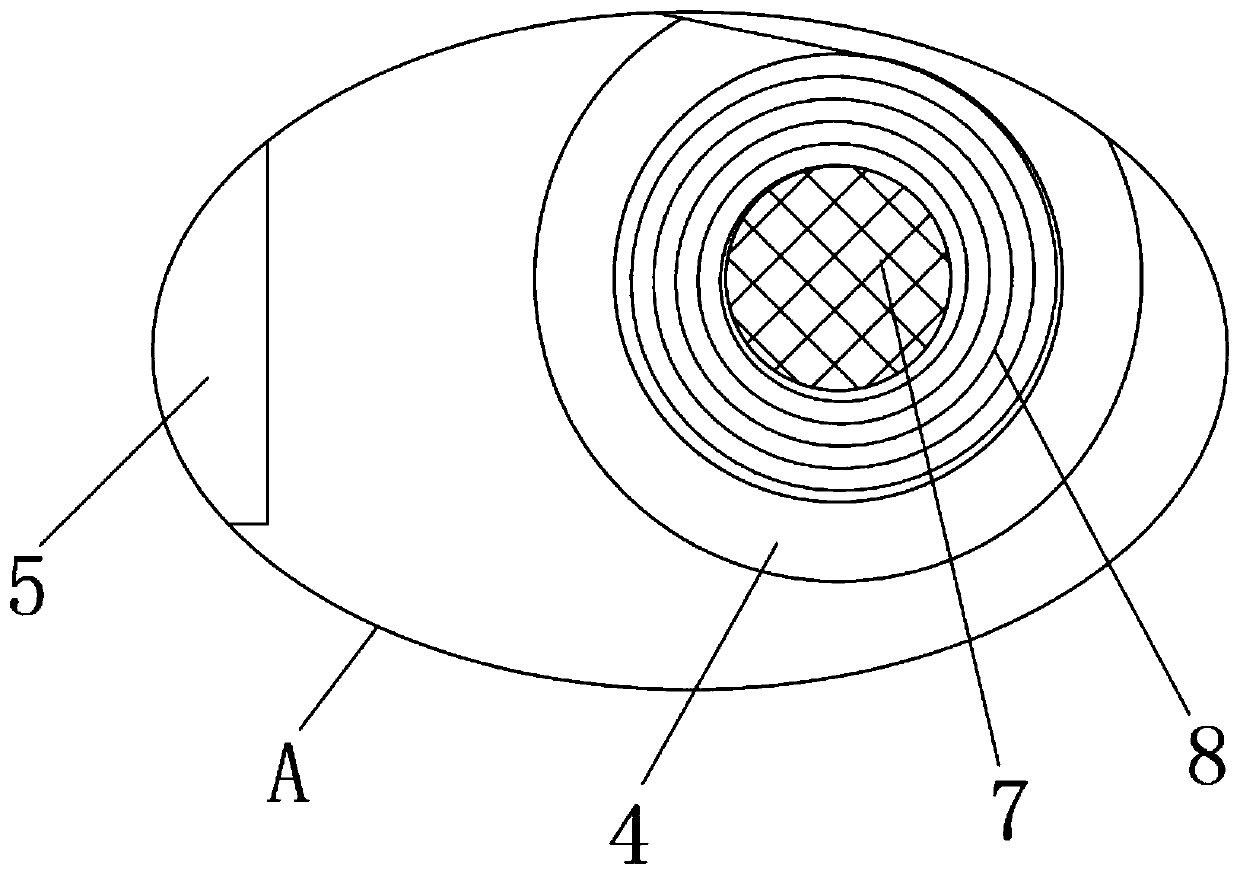 A hollow spiral silencer drainage pipe