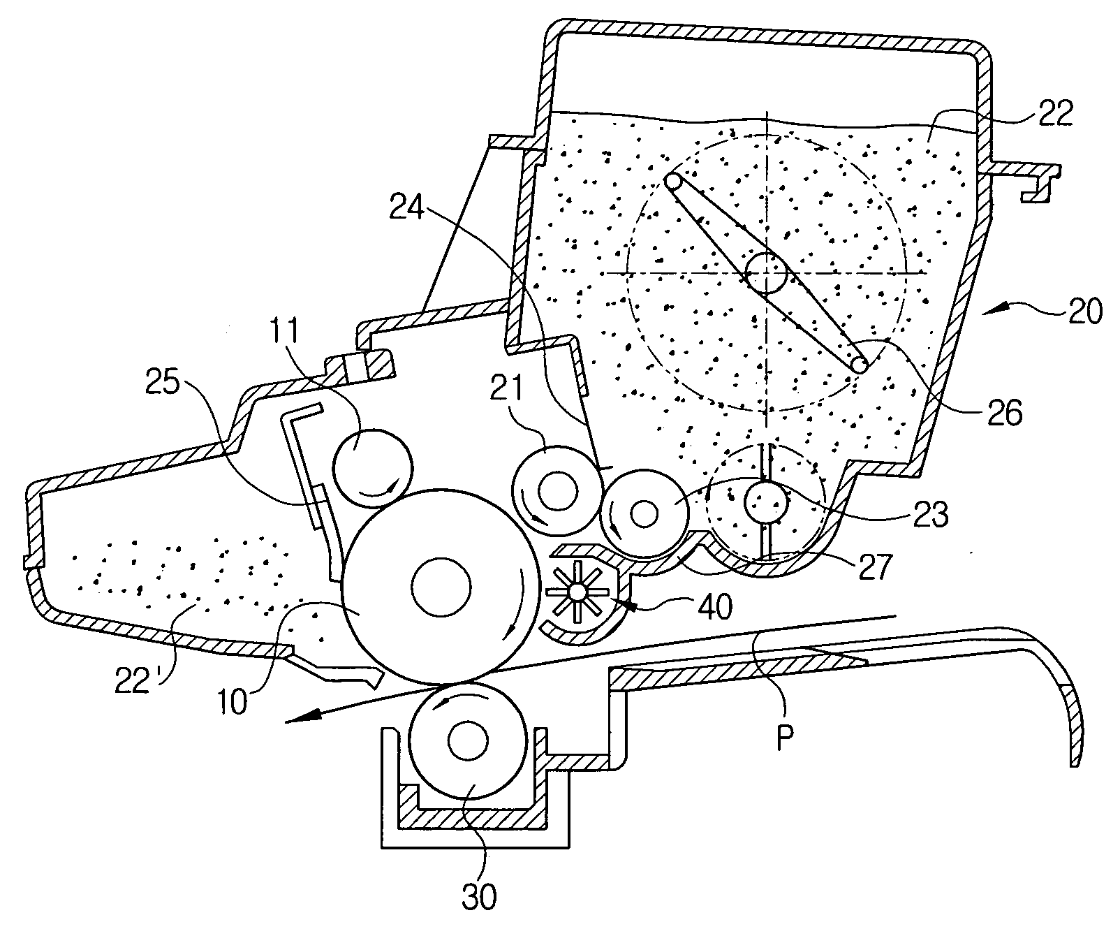 Developing apparatus and image forming equipment and method thereof