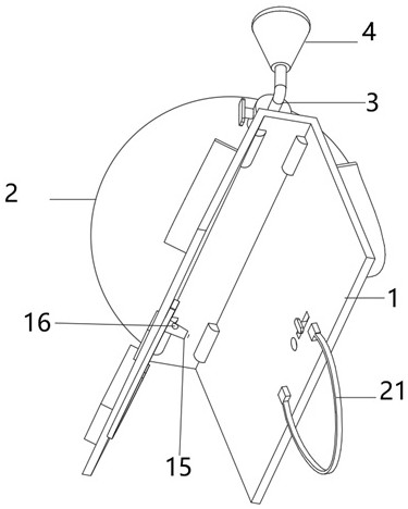 Breathing device convenient to assemble and carry for medical emergency treatment