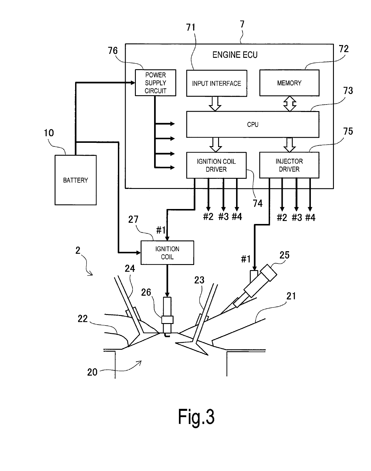 Internal combustion engine and hybrid vehicle equipped with it