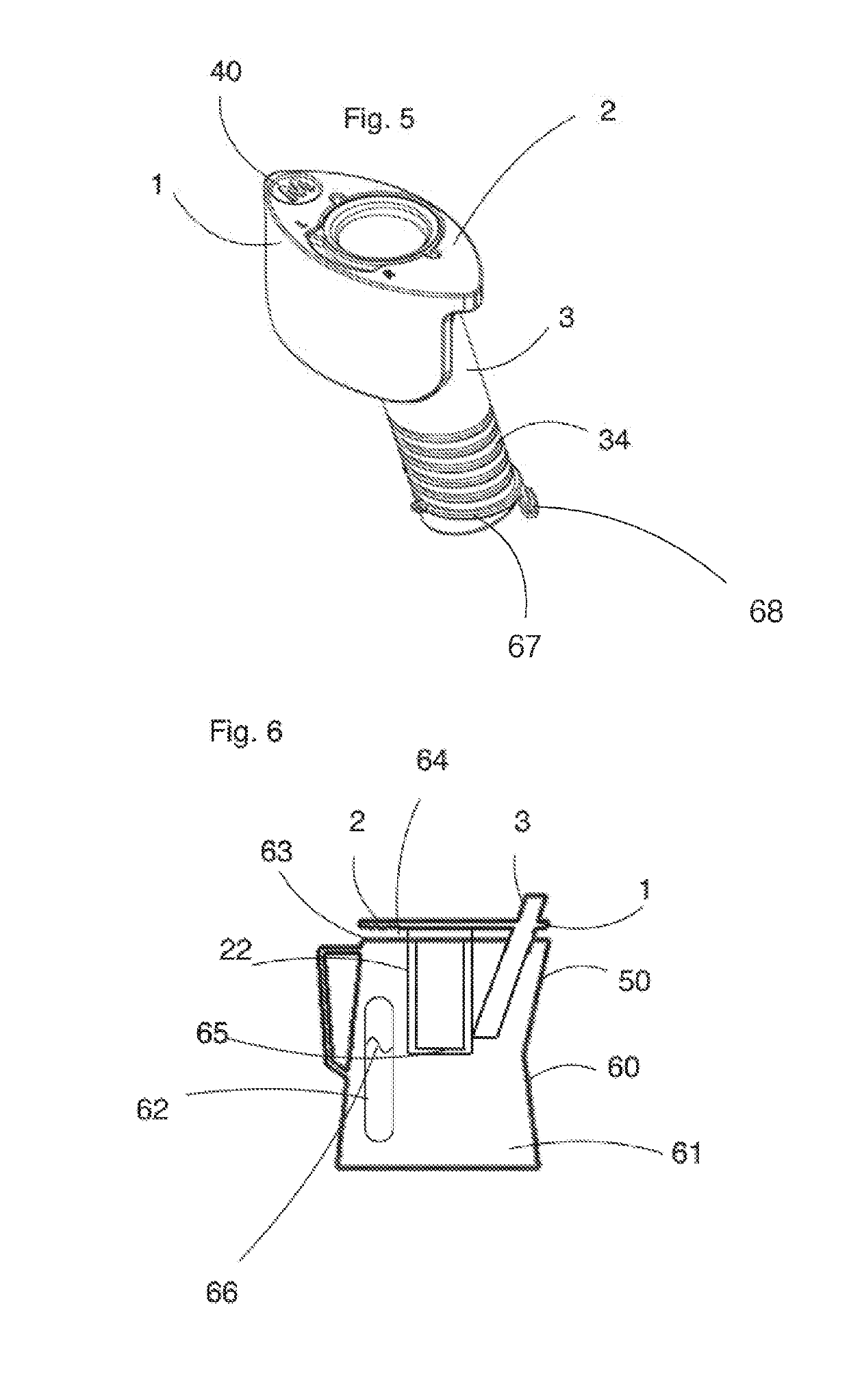 Frothing device, assembly for frothing and method of use of the device