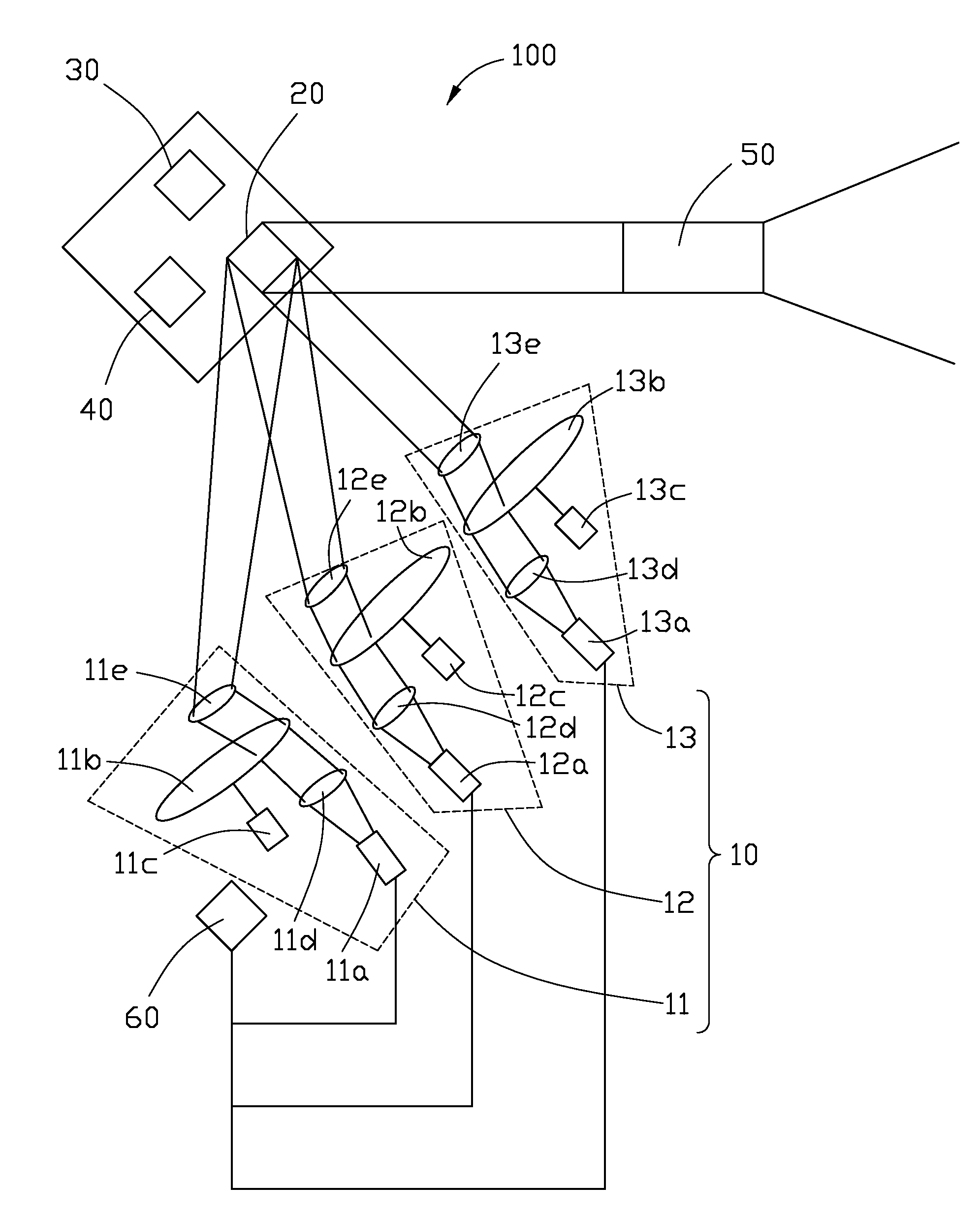 Light source module and projector using same