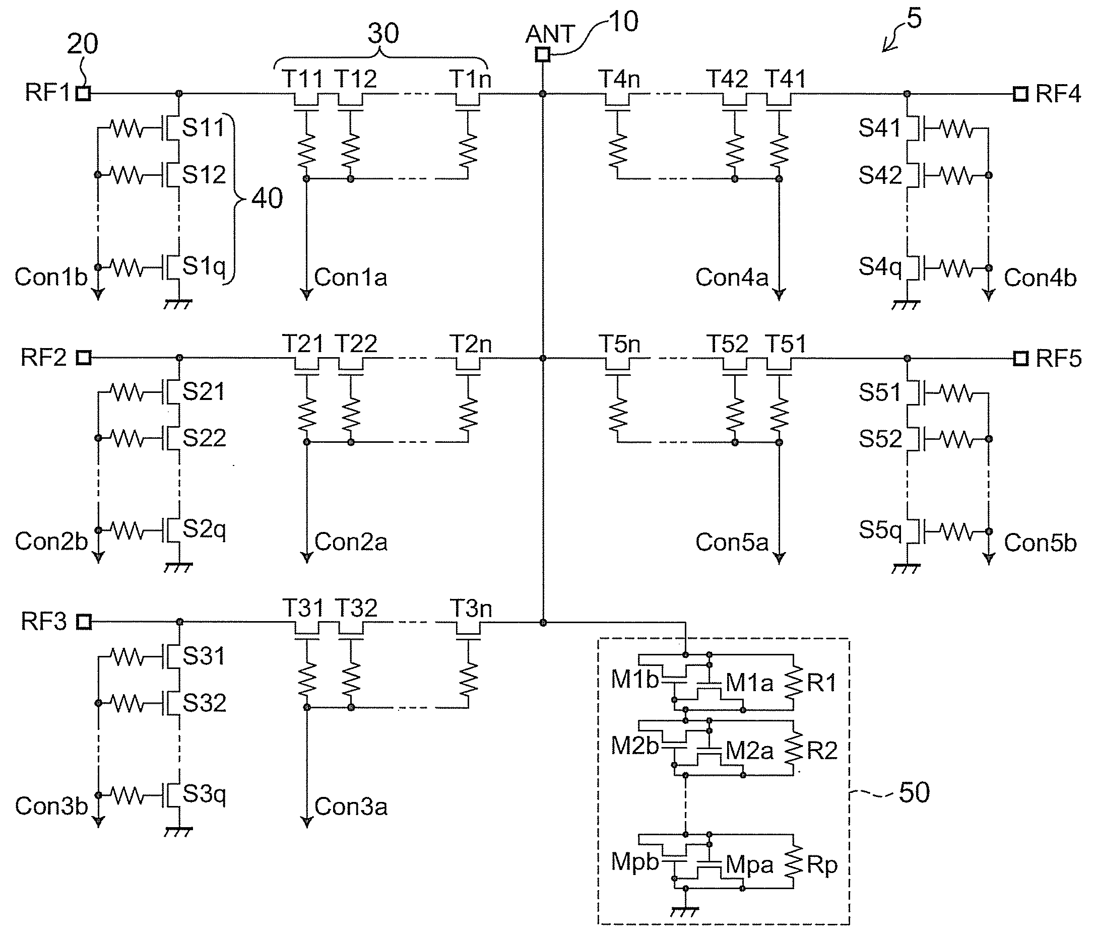 Radio frequency switch circuit