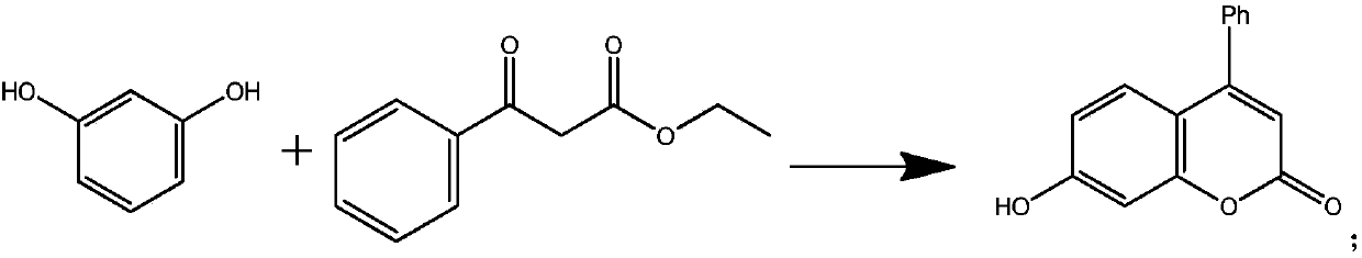 Preparation method of coumarins polymer semiconductor laser material