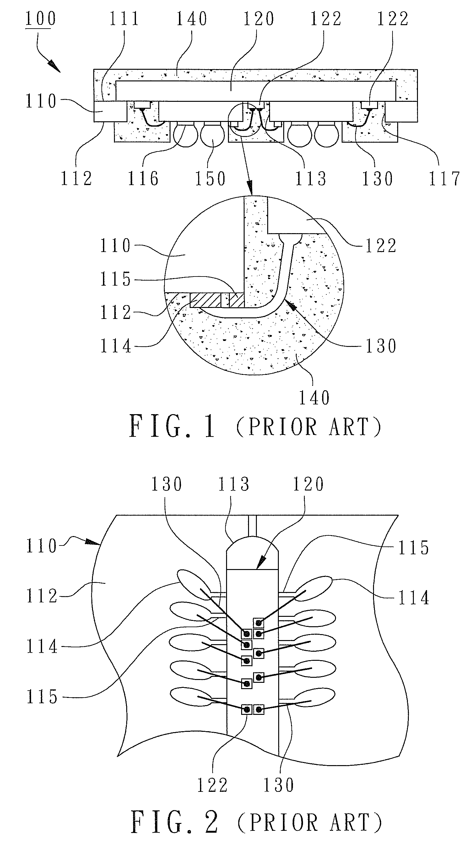 Window type BGA semiconductor package and its substrate