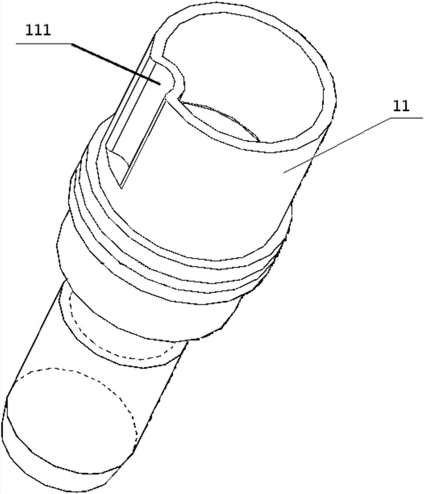 Mini round four-core electric connector and assembly method thereof
