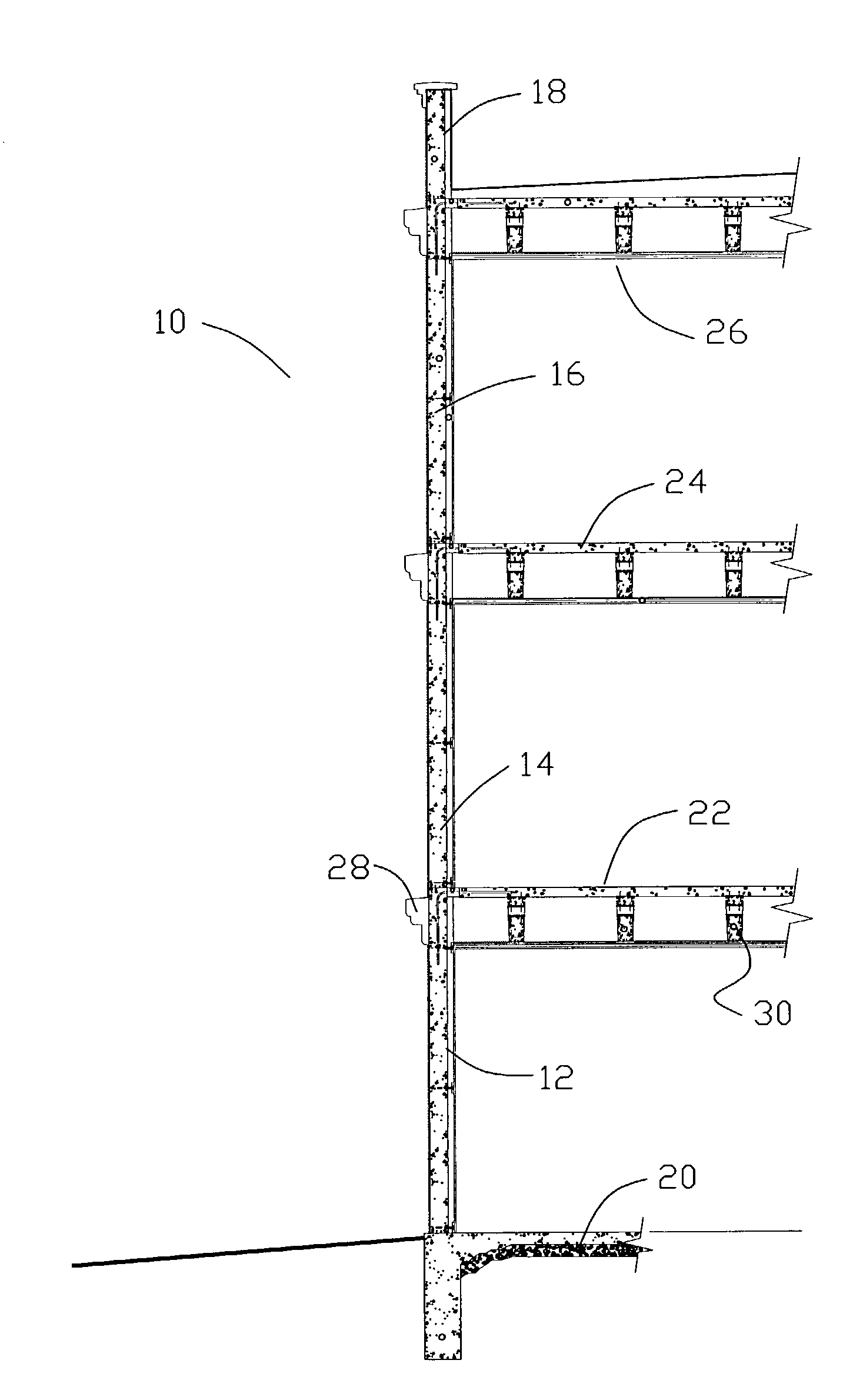 Concrete building system and method