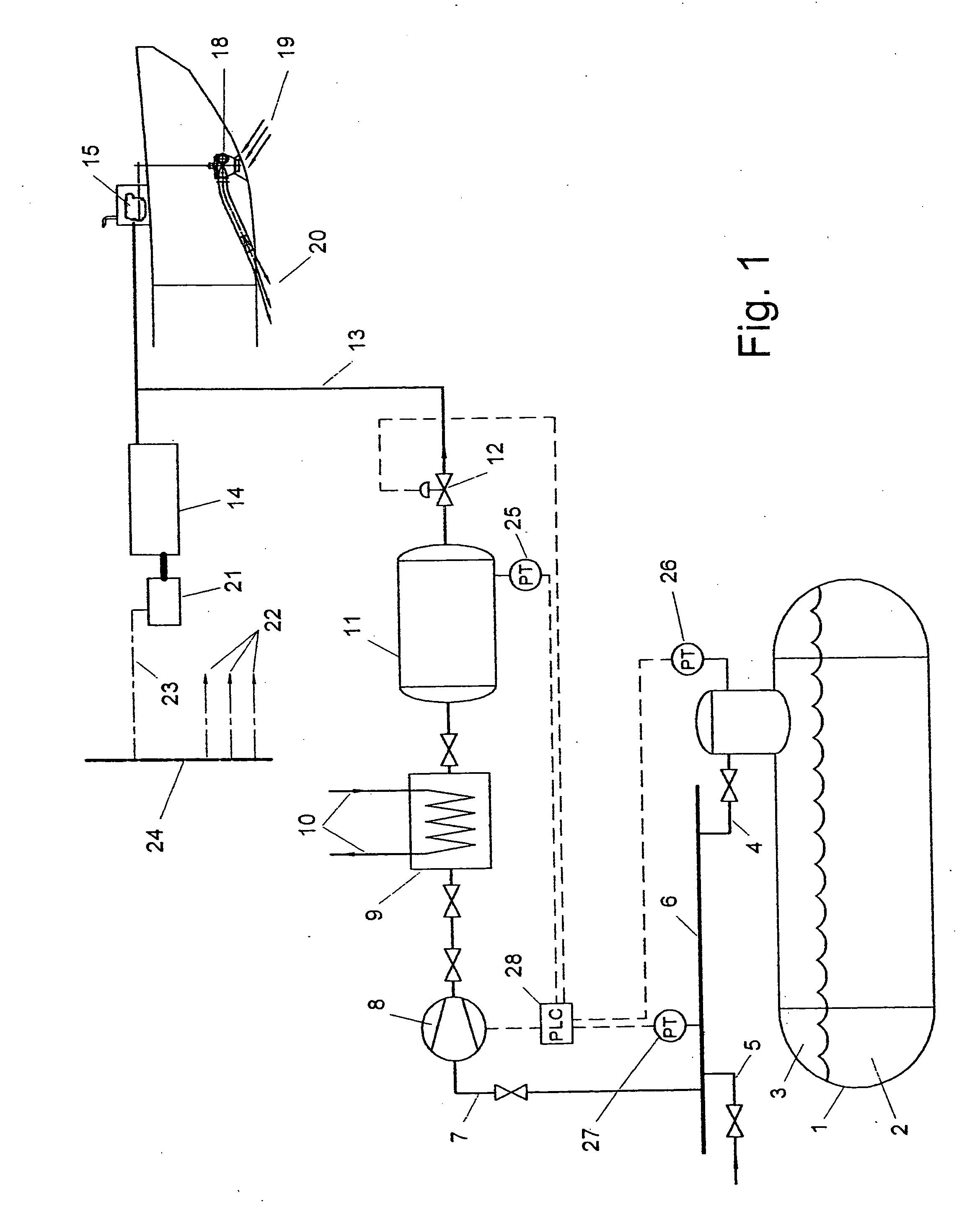 System and process for transporting LNG by non-self-propelled marine LNG carrier