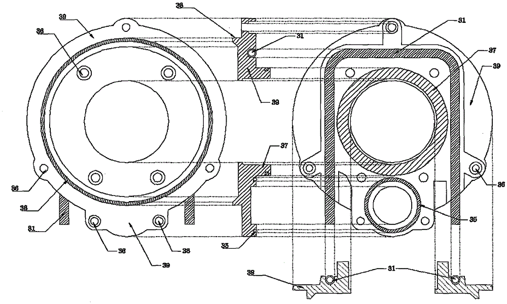 Mechanical and electrical integration spindle box and auxiliary structure of instrument lathe