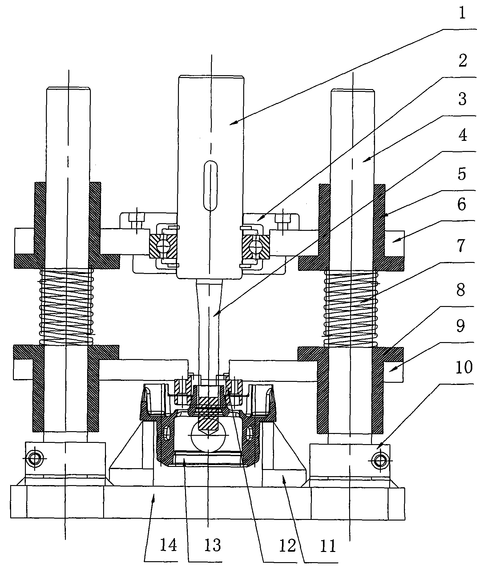 Automatic centering compaction clamp for Danfoss cylinder body
