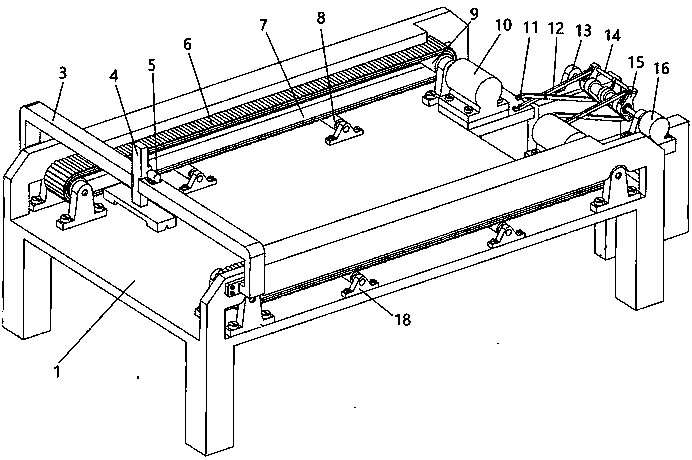 Stabilizer bar conveying and clamping device
