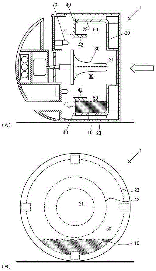 Chlorine dioxide gas generating device and sterilization box for medical equipment