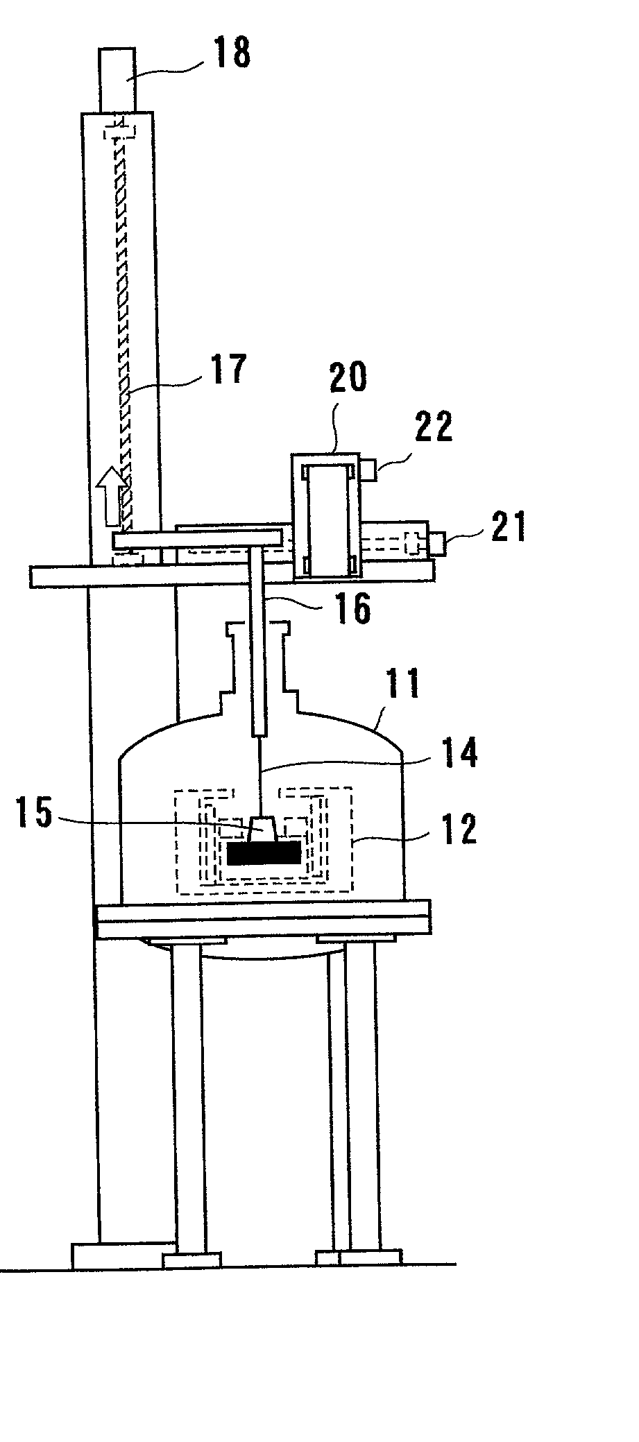 Method of and apparatus for pulling up crystal