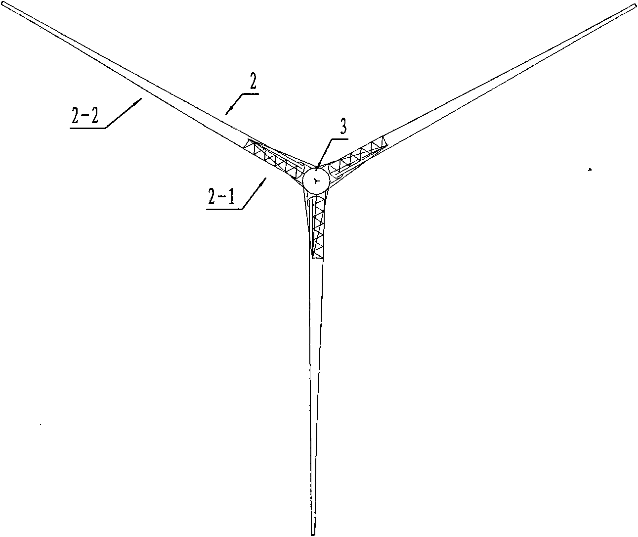 Vertical axis high-power wind driven generator with relatively high wind energy utilization rate