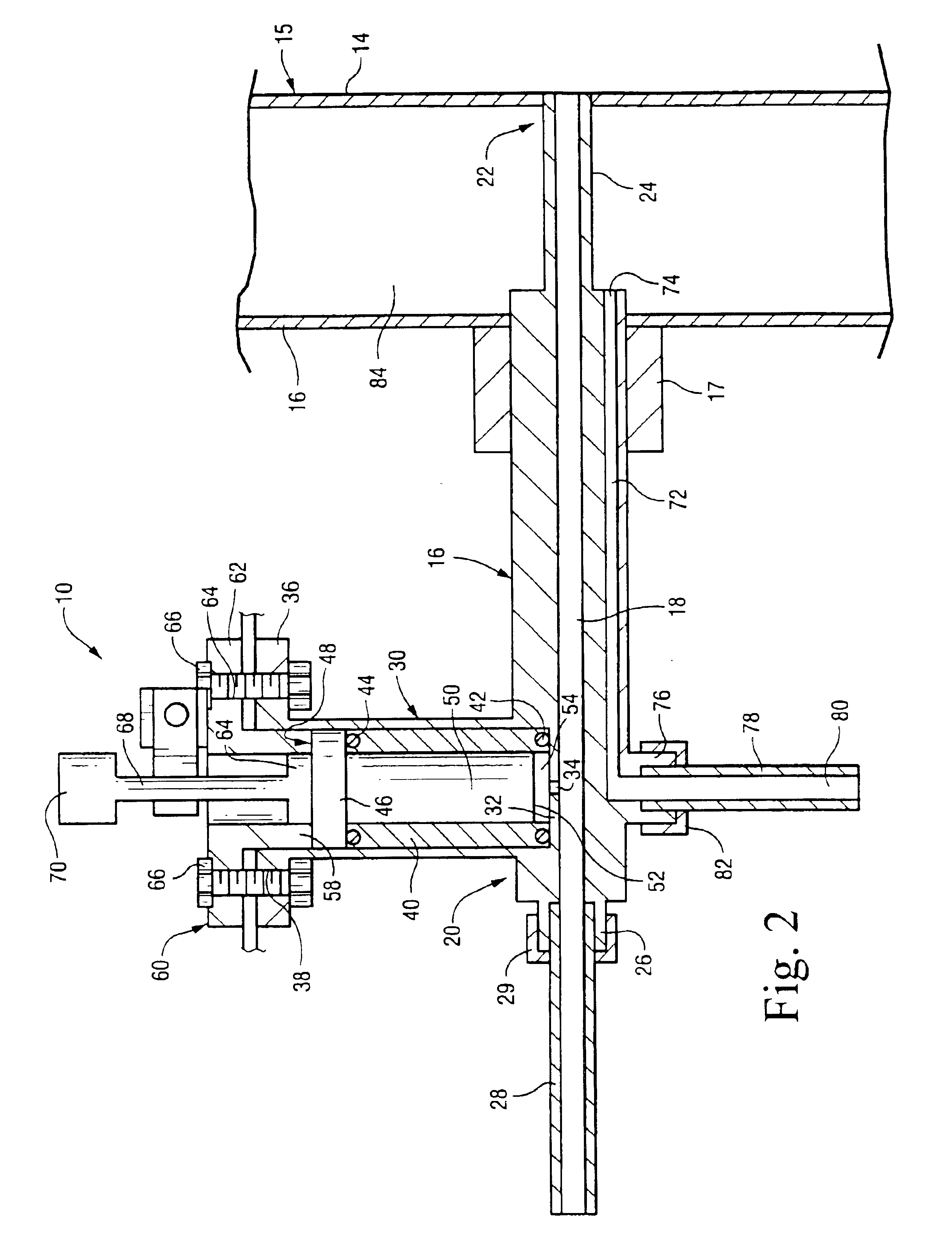 Combustion chamber dynamic pressure transducer tee probe holder and related method