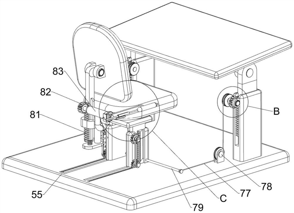 A desk and chair for students' sitting posture correction