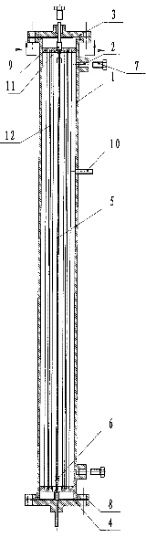 Testing device suitable for measuring constant-pressure specific heat capacity of flow fluid