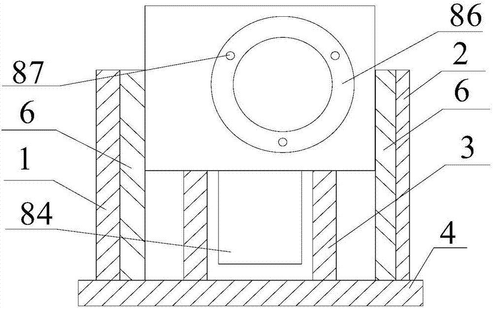 Auxiliary installation device for parts of thermostat