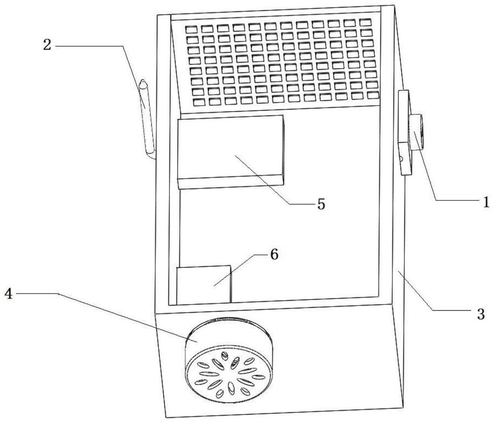 Wireless detection device and detection method for blooming state of rice spikelet