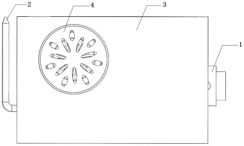 Wireless detection device and detection method for blooming state of rice spikelet