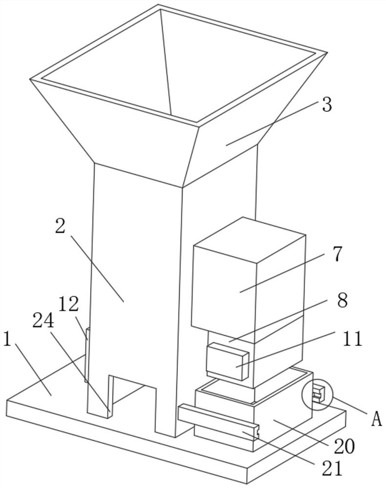 A solid waste sorting device