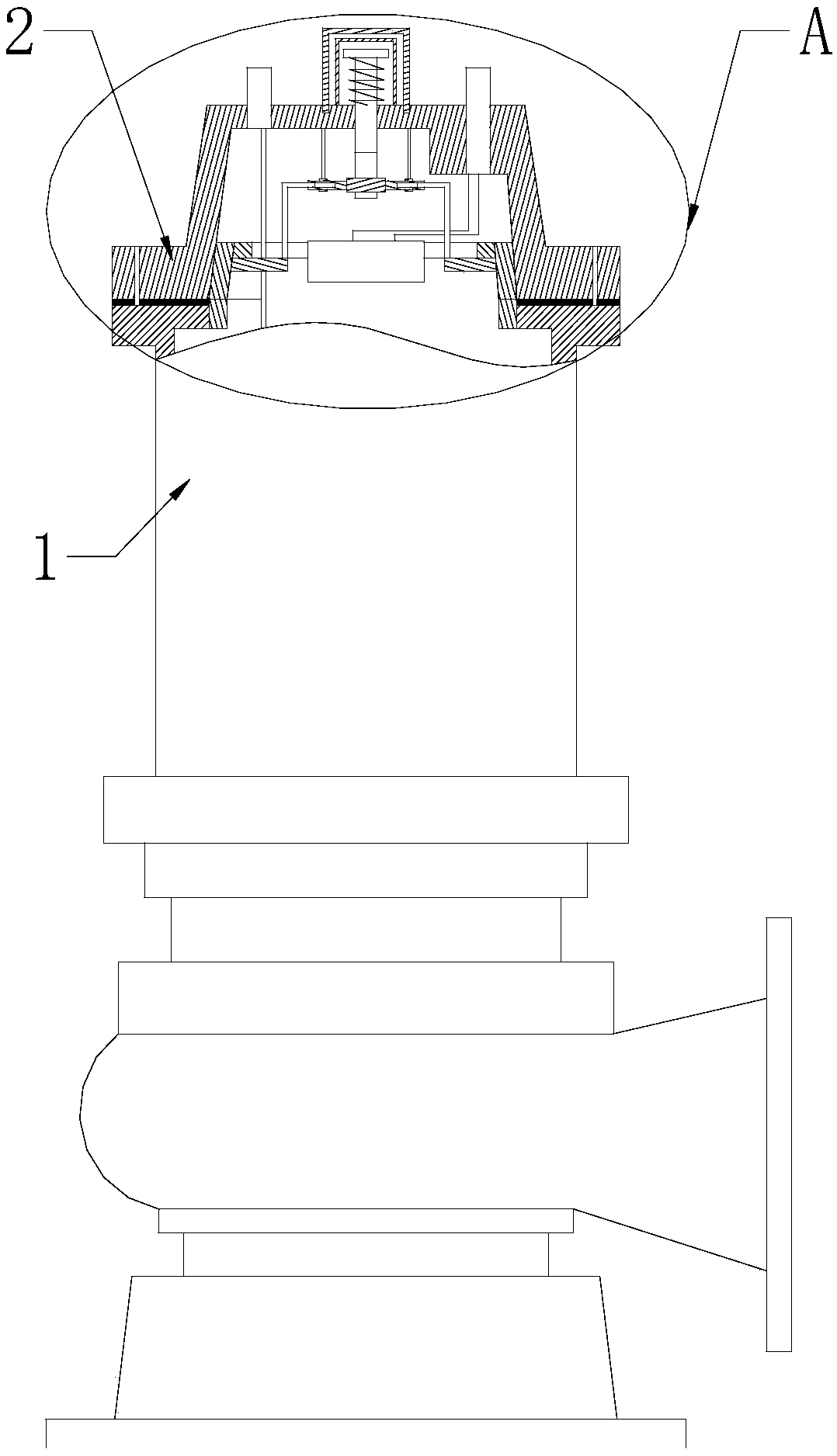 Submersible pump shell easy to detach and mount