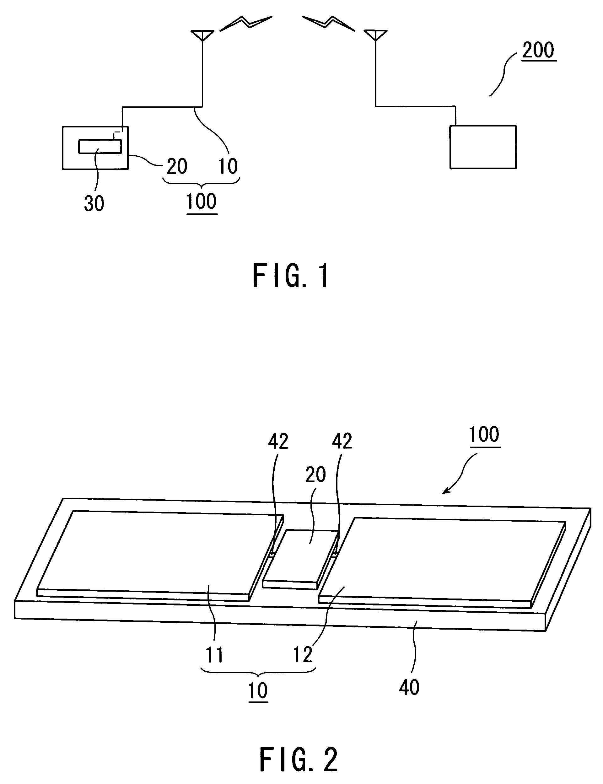 Vibration detection method and system, battery-less vibration sensor and interrogator therefor