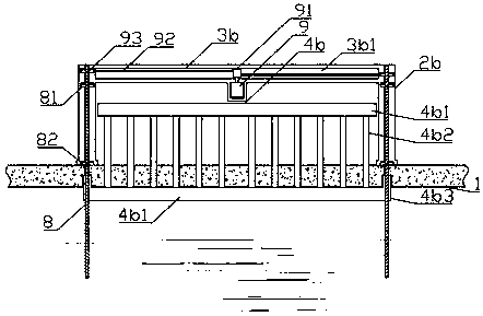 Adjustable guardrail structure for bridge