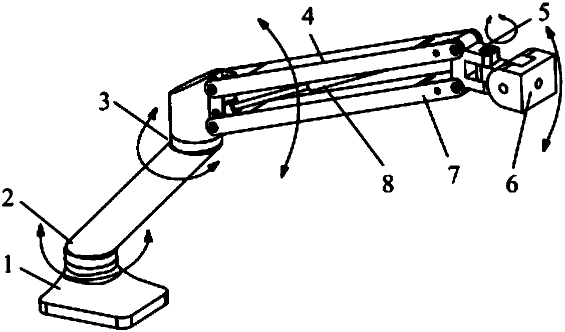 Auxiliary mechanical arm for electronic welding