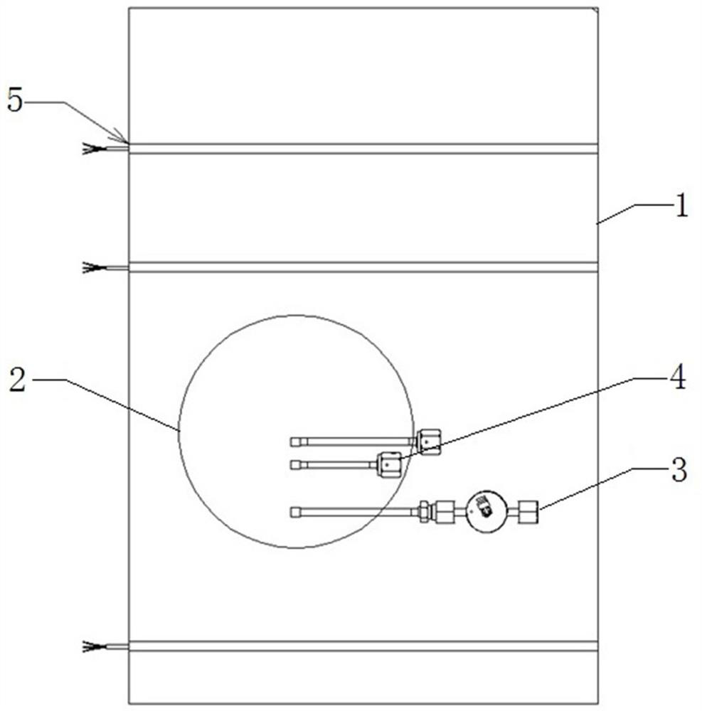 Chemical source introducing system of atomic layer deposition coating equipment