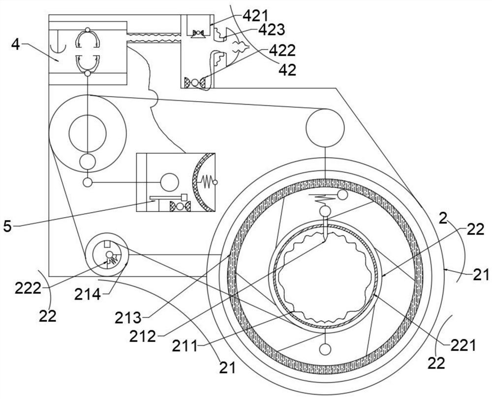 A multi-needle automatic thread trimming device based on stator winding