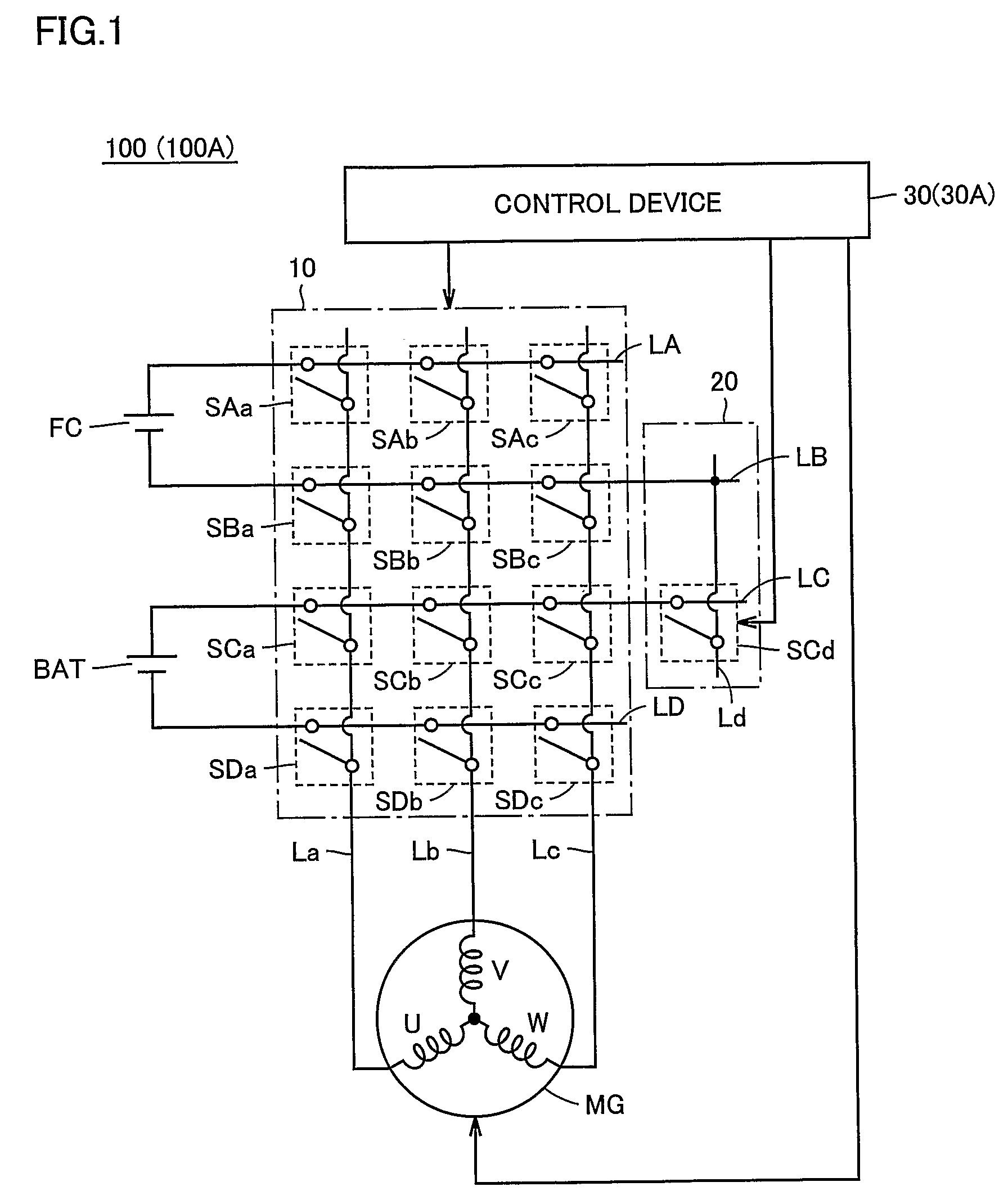 Power conversion device and vehicle equipped therewith