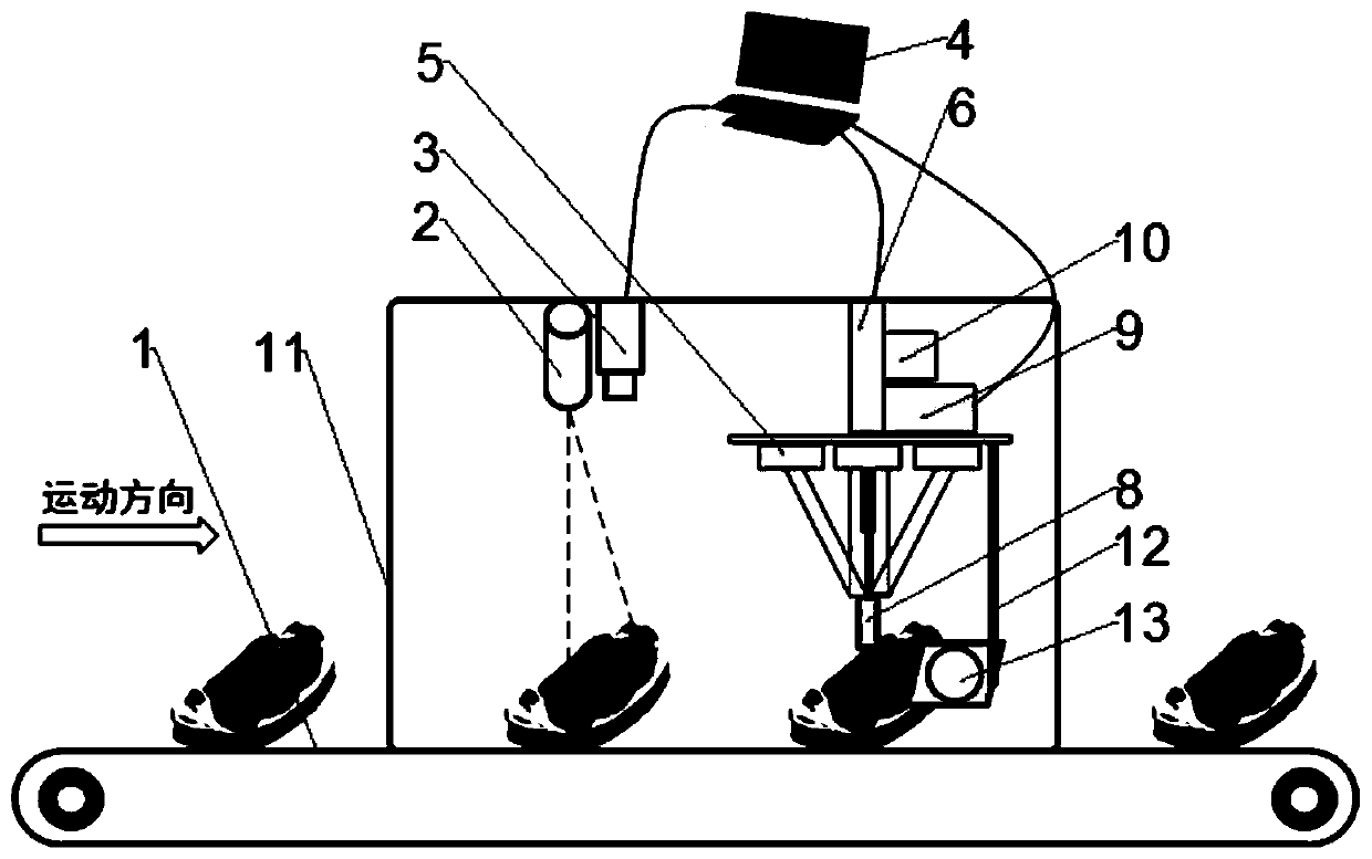 Intelligent online meat quality detection method and system