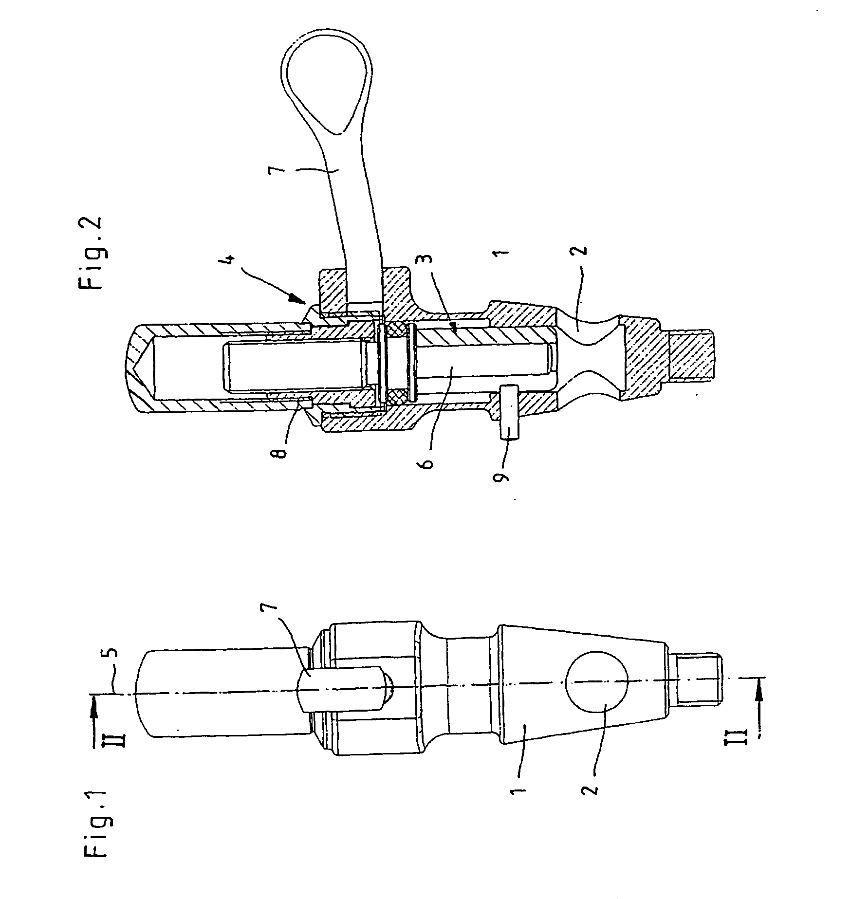 Medical-technology valve device for suction and/or flushing lines of medical instruments
