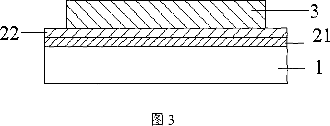 Base board for flexible optoelectronic part and its making method