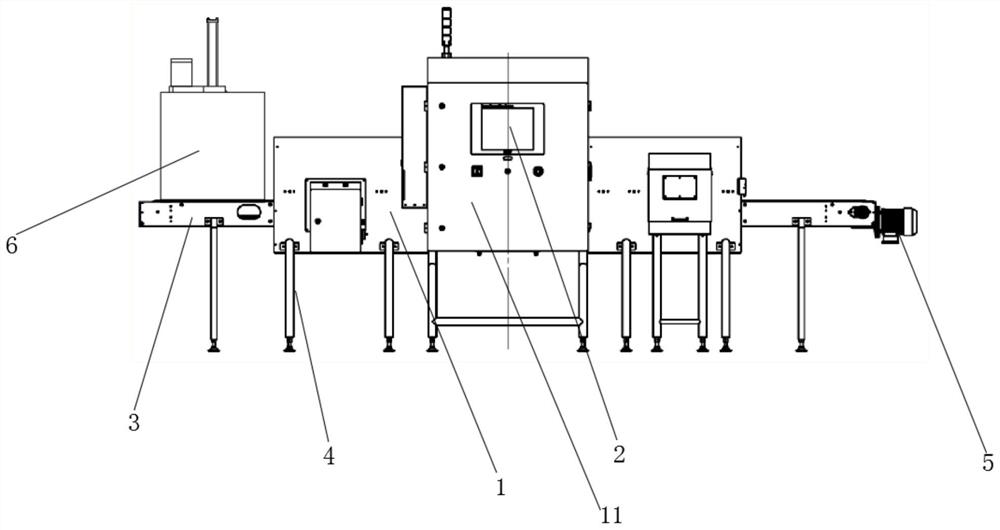 Horseshoe-shaped can multi-view X-ray foreign matter detection equipment