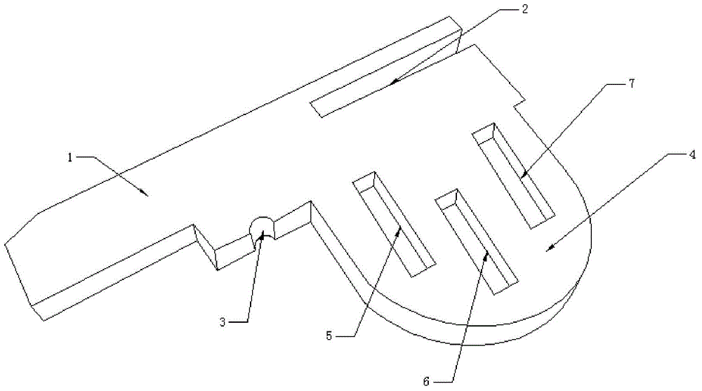 Mold type installation device for material pulling and removing