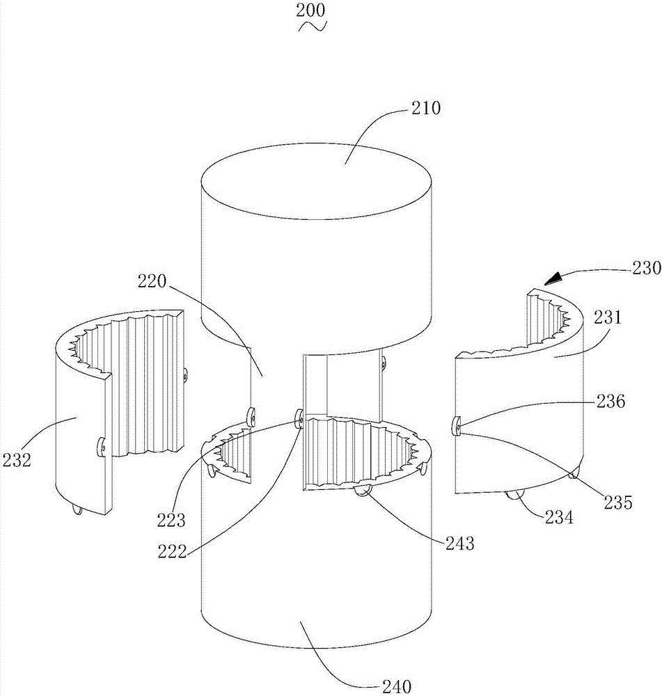 Milling device and drive connecting assembly thereof