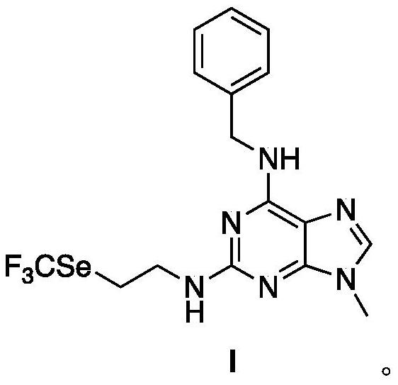 Selenium-containing organic compound as well as preparation method and application thereof