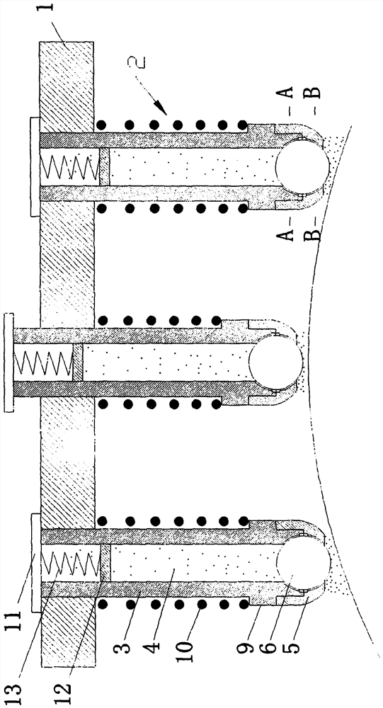 Multi-head adaptive magnetorheological polishing device