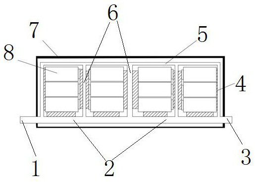 Novel energy storage container fire extinguishing system