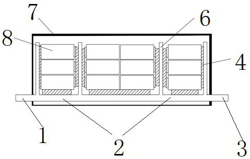 Novel energy storage container fire extinguishing system